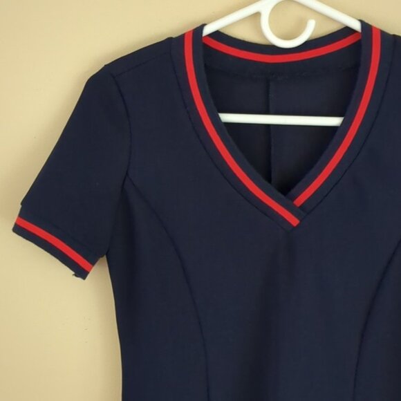 XS Shein Blue And Red Dress - Picture 2 of 12